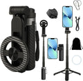 Magnetic Selfie Stick with Remote, 360° Rotation Phone Tripod, 4-in-1 by Keweis