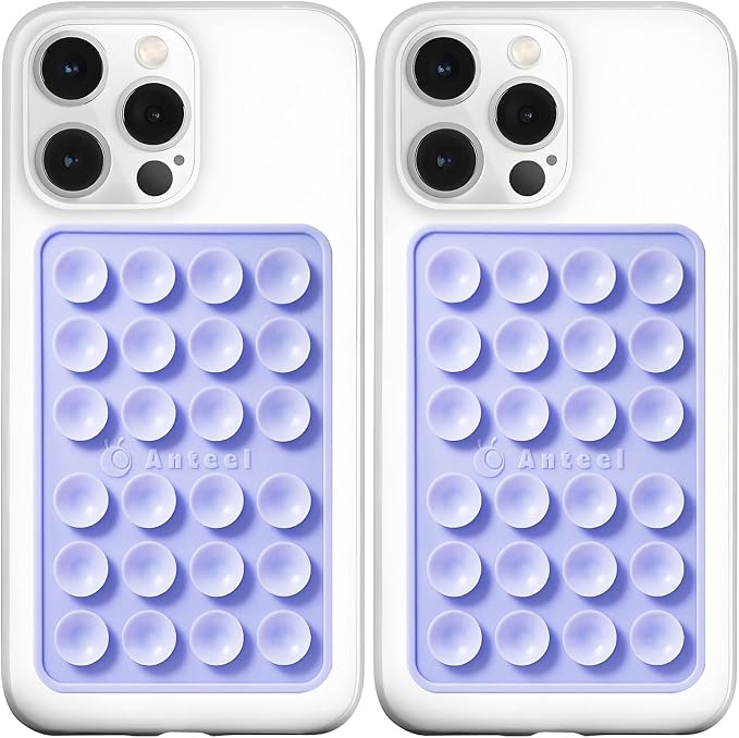 Anteel MAX Silicone Suction Phone Case Adhesive Mount, Upgraded Super Strong by PKYAA