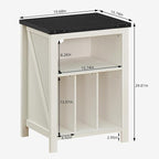 Record Player Stand with Vinyl Record Storage Holds up to 160 Albums, Large - Image 2