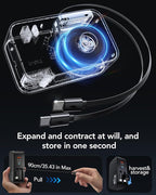 Retractable USB C Charger Wall Plug - Image 3