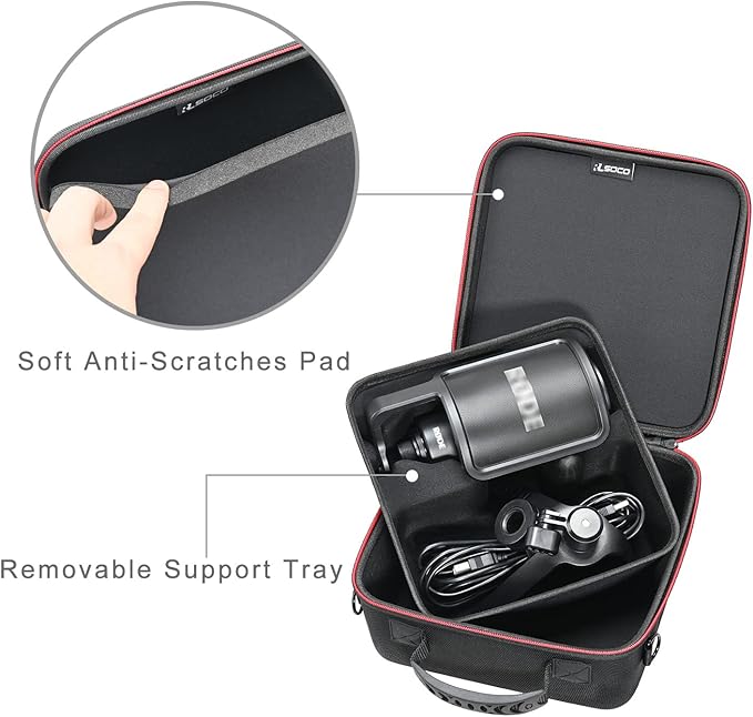RLSOCO Carrying Case for RØDE NT-USB+ / NT-USB USB Condenser Microphone - Image 4