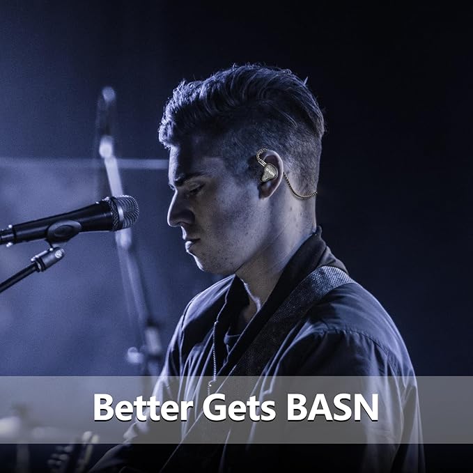 BASN Bmaster5 in Ear Monitors, 5 Drivers Drummer Headphones - Image 7