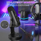 ZealSound Podcast Microphone for PC, Noise Cancellation USB Mic - Image 5