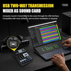 Mini audio audio mixers DJ mixer Sound Board Console System, 4 Channel 48V - Image 8