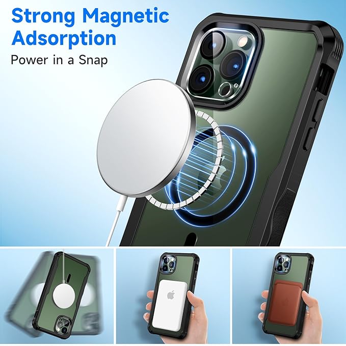 seacosmo for iPhone 13 Pro Max Case, Full Body Bumper - Image 5