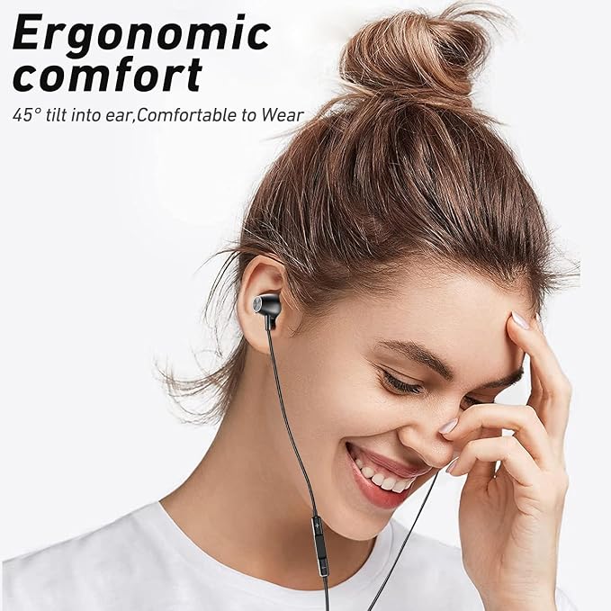 Keyron Lightning Headphones for iPhone, Wired Earbuds - Image 4