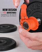 Barbell Clips 1 Inch Quick Release Weight Clamps 0.9-1.18inch Multi-Size - Image 2
