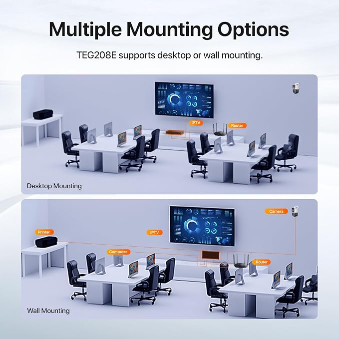 Tenda TEG208E 8 Port Managed Gigabit Switch, Easy Smart Managed, Base-T Ports - Image 6