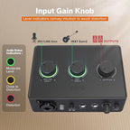 FIFINE PC Audio Mixer for Recording Music, USB Interface for Streaming and - Image 6