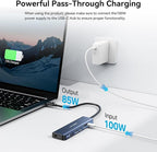 ACASIS USB C Splitter with 4K@60Hz Video Output, USB C Hub 10Gbps with 1xHDMI - Image 6