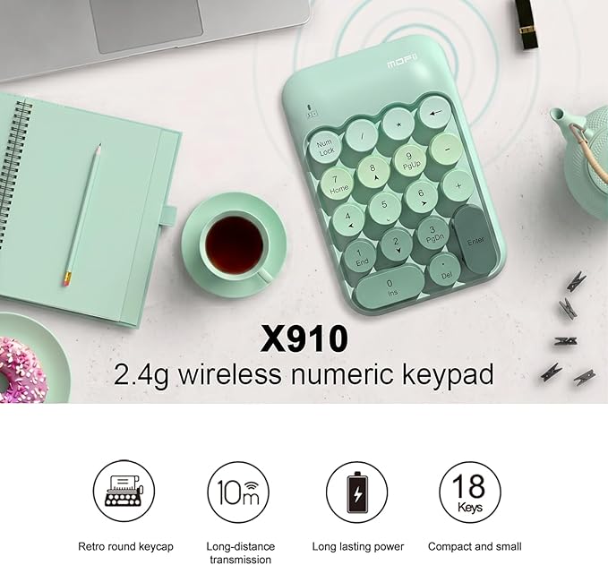 Lomiluskr Cute Wireless Number Keypad - Image 2