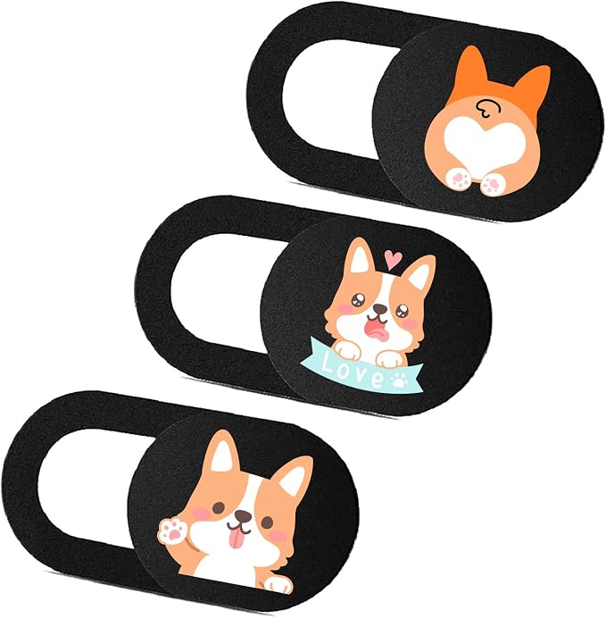 Laptop Camera Cover Slide 3 Pack Ultra Thin Slide Computer Webcam Covers by IMNEXT2U