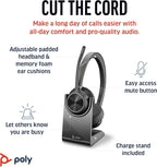 Poly Voyager 4320 UC Wireless Headset & Charge Stand - Image 2