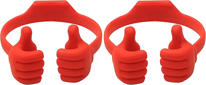 Honsky Cell Phone Stand Holder 2-Pack, Thumbs Up Lazy Phone Stand, Universal by Honsky