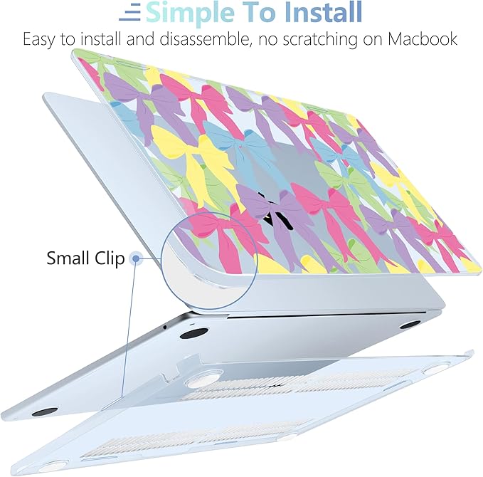 MEEgoodo Case for M4/M3/M2 MacBook Air 13.6 inch Case 2025 2024 2022, Fit Model - Image 5