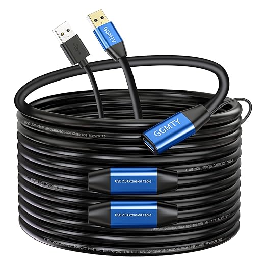 USB 2.0 Type A Male to A Female Active Repeater Extension Cable 75ft, High by Unknown