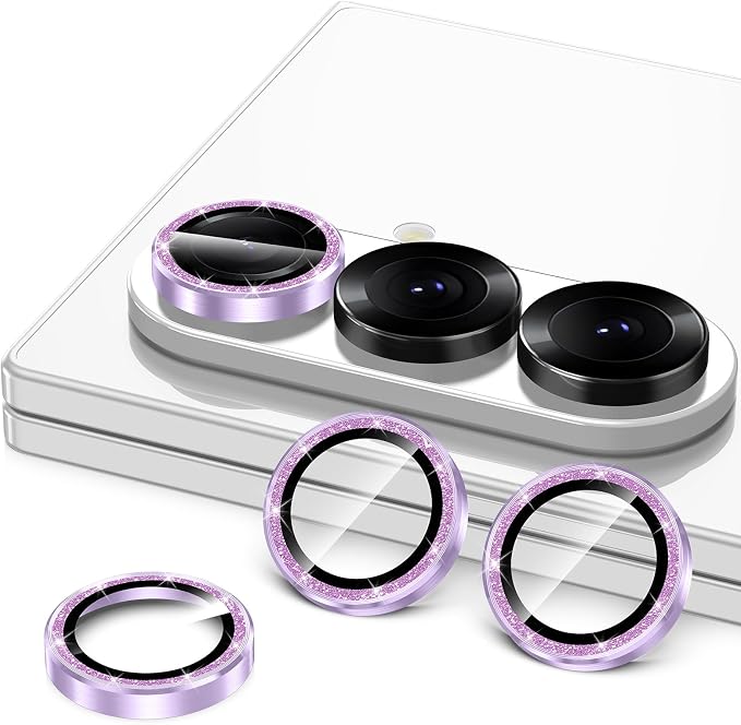 for Samsung Galaxy Z Fold 7 Camera Lens Protector, Individual Metal Ring - Image 2