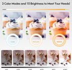LUXSURE Ring Light Tripod for iPhone, Overhead Camera Mount - Image 4