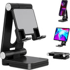 Folding Cell Phone Stand, Laptop Stand, Adjustable Height and Angle Foldable by Fanlory