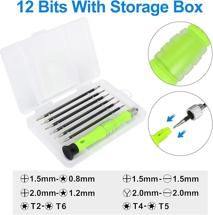 13 Pcs Precision Screwdriver Set Magnetic, Electronics Opening Pry Tools Repair - Image 6