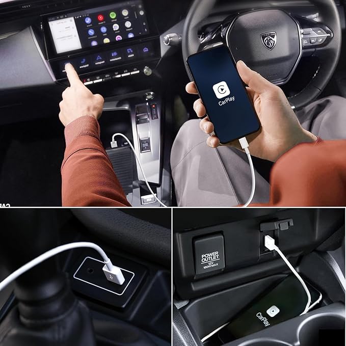 Car Carplay Cable for iPhone 17 16 15 Charger Cord, 4 Pack 6FT USB A to USB C - Image 7