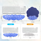 Gel Cloud Keyboard and Mouse Wrist Rest, Cute Wrist Support and Arm Support Rest - Image 5
