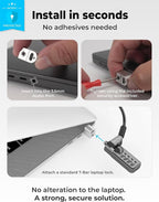 Laptop Lock Adapter for Kensington Lock | Adds Security Slot To Any Laptop inc - Image 5