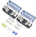 RECOIL MFHA-2 2 Packs Fuseholder 0/2/4 Gauge Modular Inline ANL & Mini-ANL Fuse by Recoil