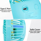Portable Stroller Fan Personal rechargeable USB Fans - Image 3