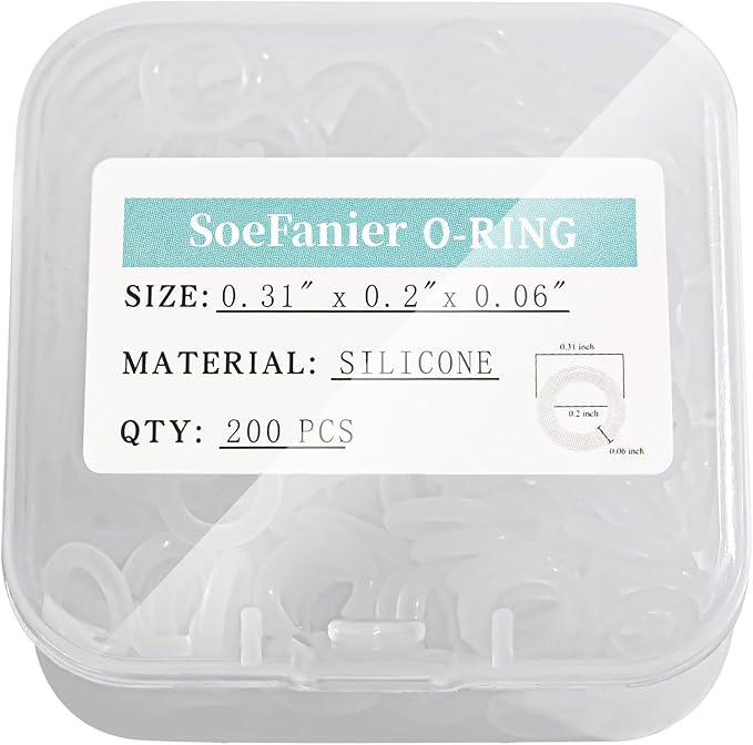 200Pcs Clear O-Ring Switch Dampeners Keycap - Image 4
