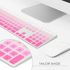 Allinside Ombre Pink Cover for Apple iMac Magic Wireless Keyboard - Image 3