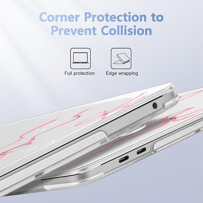 Case for MacBook Pro 13 inch with/Without Touch Bar, Hard Shell + Keyboard - Image 3