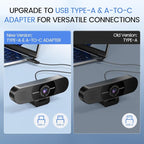 EMEET 1080P Webcam with Microphone, C960 Web Cam, 2 Mics, 90° FOV, USB Type-A & - Image 5