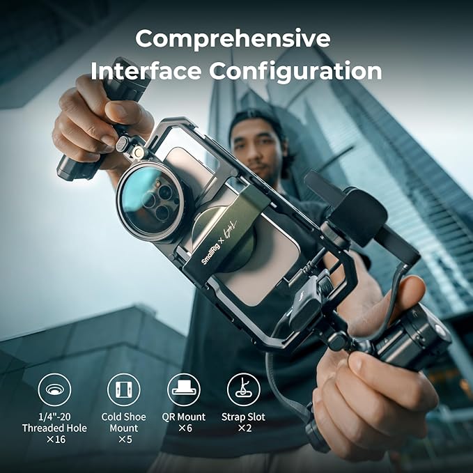 SmallRig x Brandon Li All-in-One Mobile Video Kit, Quick Release Universal - Image 8