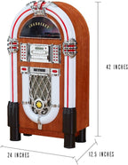 Arkrocket Taurus II Mid-Size Jukebox Entertainment Center Bluetooth Vinyl - Image 3