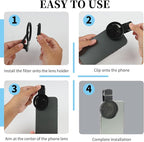 52mm CPL Filter for Phone Camera Clip Kit, Universal Phone Polarizing Filter - Image 5