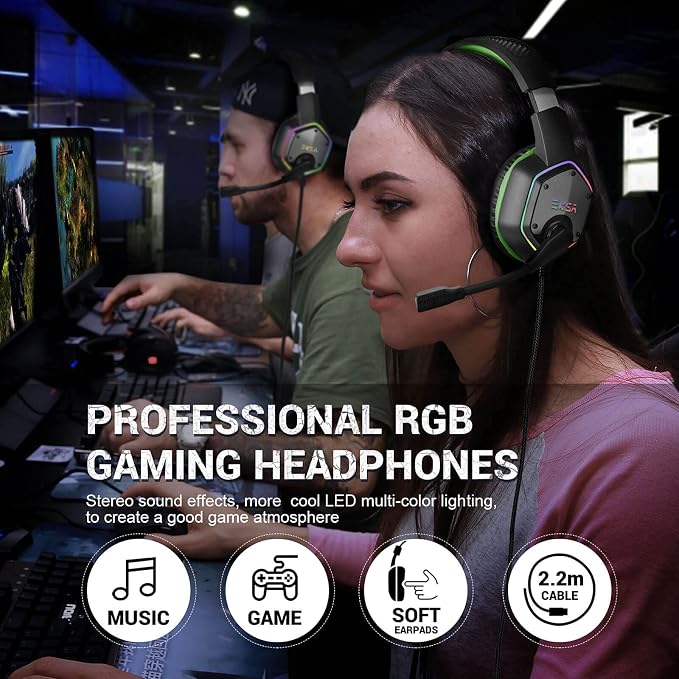 EKSA E1000 Gaming Headset, Computer Headphones - Image 8
