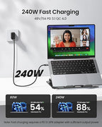 Silkland USB C Monitor Display Cable 3.3FT 4K@144Hz/60Hz, 8K USB C 3.2 Gen 2x2 - Image 5
