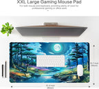 Lokigo Desk Pad, Extended Large Gaming Mouse Pad, Waterproof Starry Night Mouse - Image 2