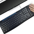 Silicone Keyboard Cover for Logitech K200 K260 K270, Ergonomic Wireless by Makeyourlifeeasier