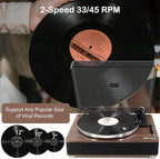 LP&No.1 Vinyl Record Player - Image 6