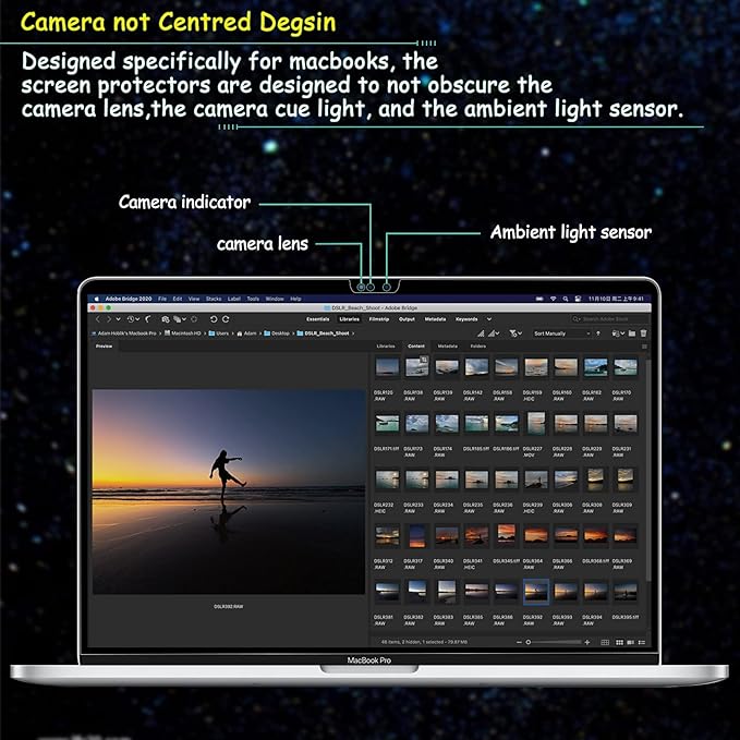 for Macbook Air Screen Protector 13 inch 2021 Anti-Glare Anti-Blue Light Screen - Image 3