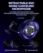 Wireless Gaming Headset, 7.1 Surround Sound, 2.4GHz USB Gaming Headphones - Image 5