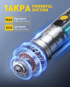 AUXITO Car Vacuum Portable Cordless 14000Pa Suction, Handheld Vacuum Blow & - Image 3