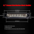 2 x #10 Studs Power Distribution Block - Image 3