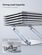 Lamicall Adjustable Laptop Stand, Portable Laptop Riser, Aluminum Laptop Stand - Image 5