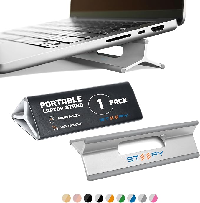 Steepy Laptop Stand for Desk by Steepy
