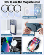 Magnetic Wireless Charging Magsafe Ring-6 PCS, Ultra-Thin Magsafe Sticker - Image 3