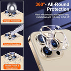 UniqueMe Compatible with iPhone 12 Pro Max 6.7" Camera Lens Protector Tempered - Image 4