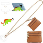 Clip and Go Strap for Phone Gold Metal Chain by Casecond